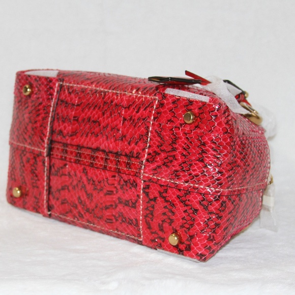 RARE COACH 1941 Collection Whipsnake Leather Outlaw 36 Satchel Purse Handbag NWT - Picture 6 of 10